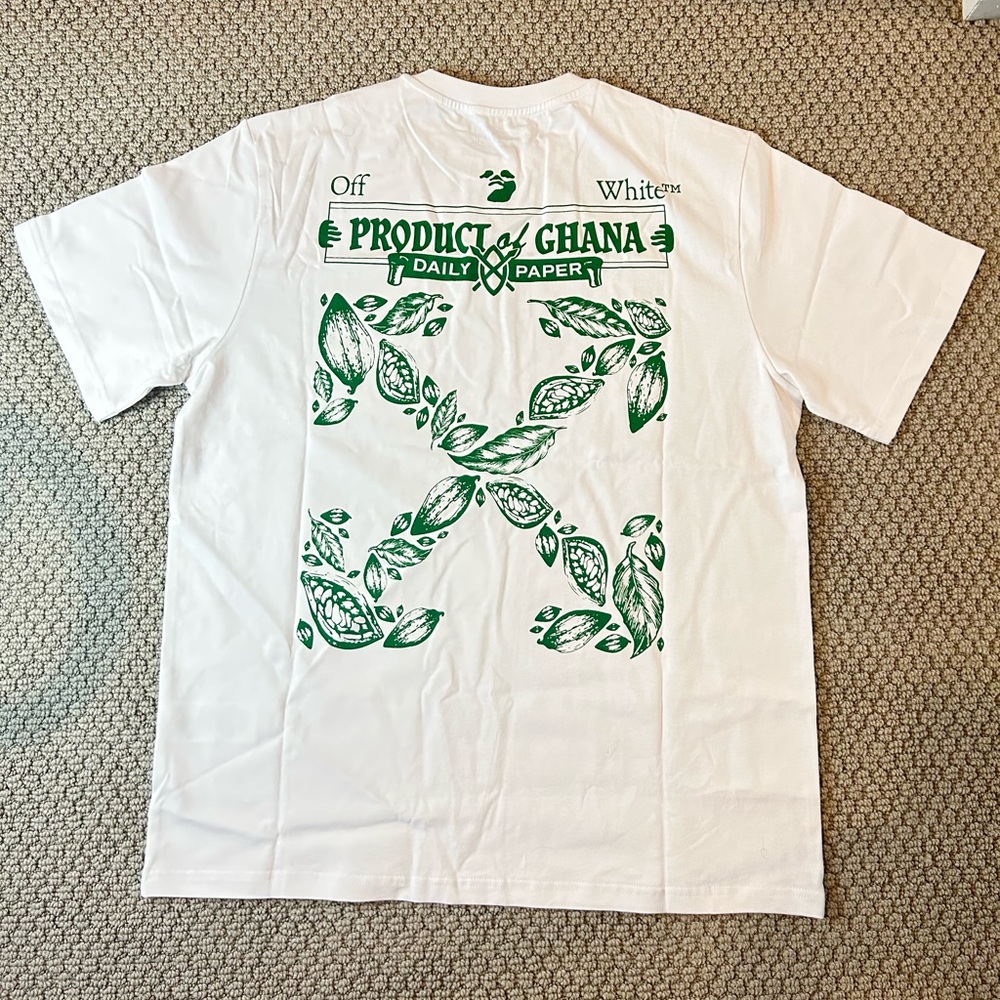 Off White x Daily Paper Product of Ghana Exclusive T-Shirt